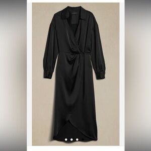 Banana Republic Black Midi Dress
